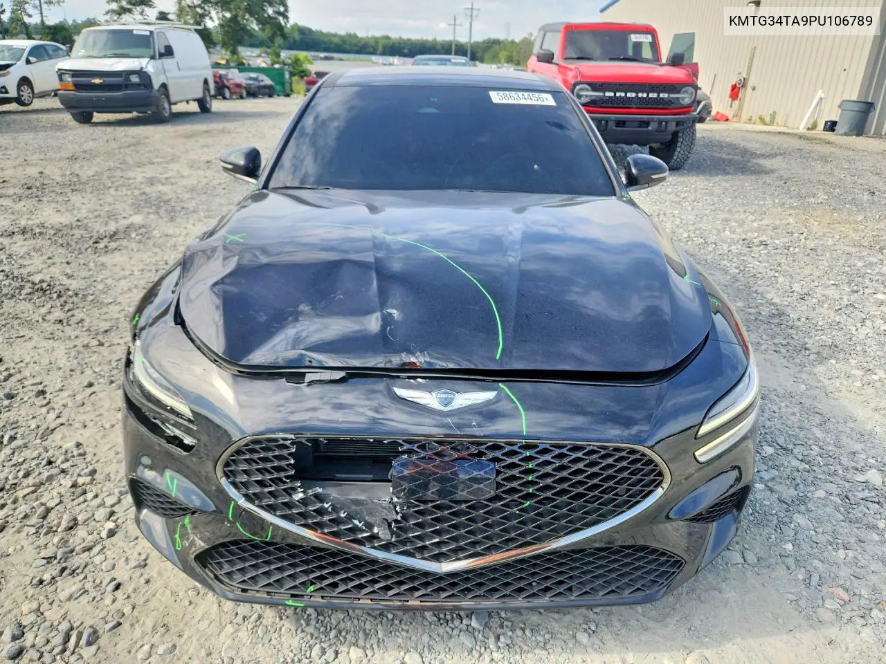 2023 Genesis G70 2.0T VIN: KMTG34TA9PU106789 Lot: 58634456
