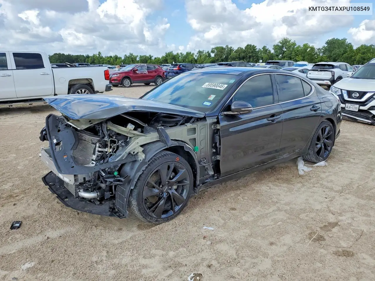 2023 Genesis G70 2.0T VIN: KMTG34TAXPU108549 Lot: 59590046