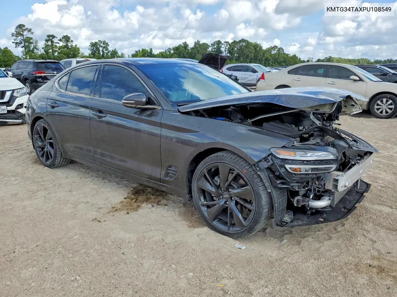 2023 Genesis G70 2.0T VIN: KMTG34TAXPU108549 Lot: 59590046