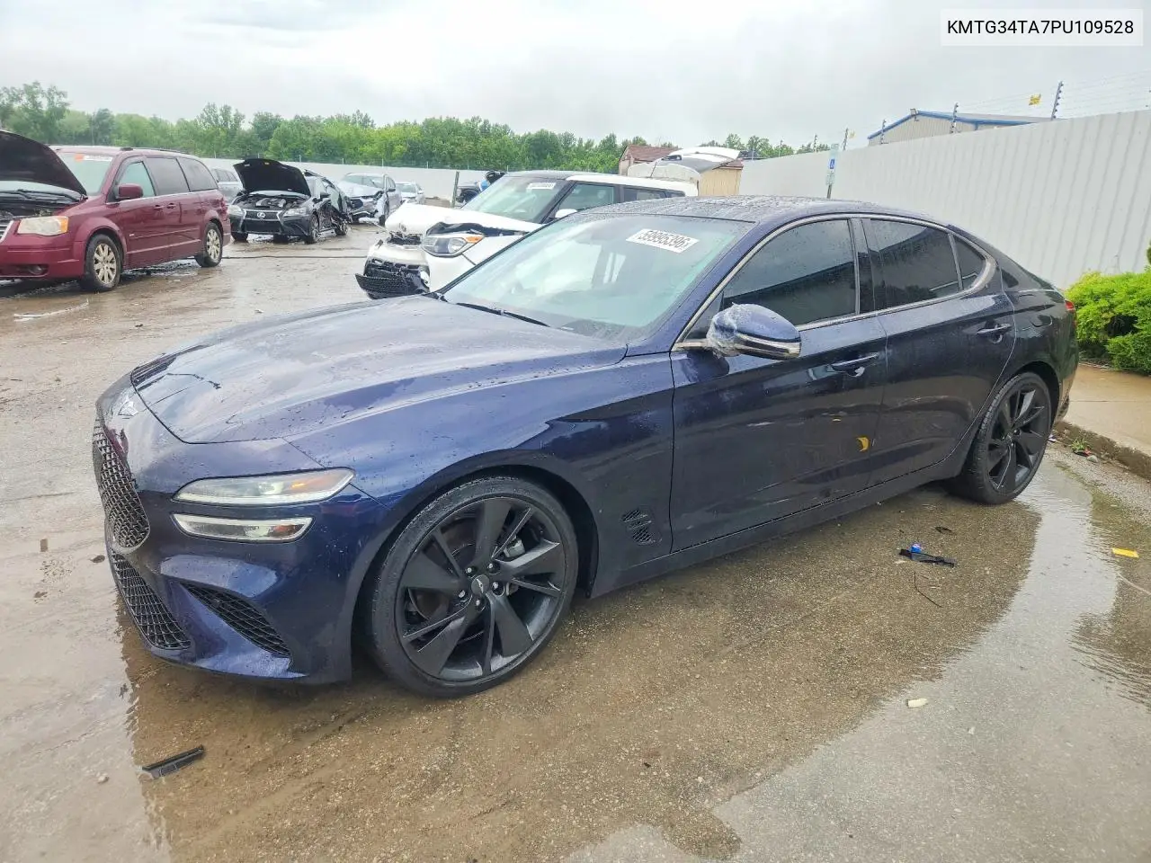 2023 Genesis G70 2.0T VIN: KMTG34TA7PU109528 Lot: 59995396