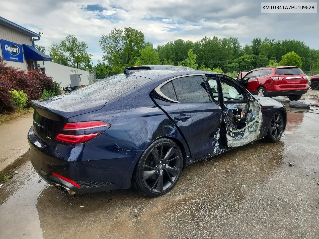 2023 Genesis G70 2.0T VIN: KMTG34TA7PU109528 Lot: 59995396