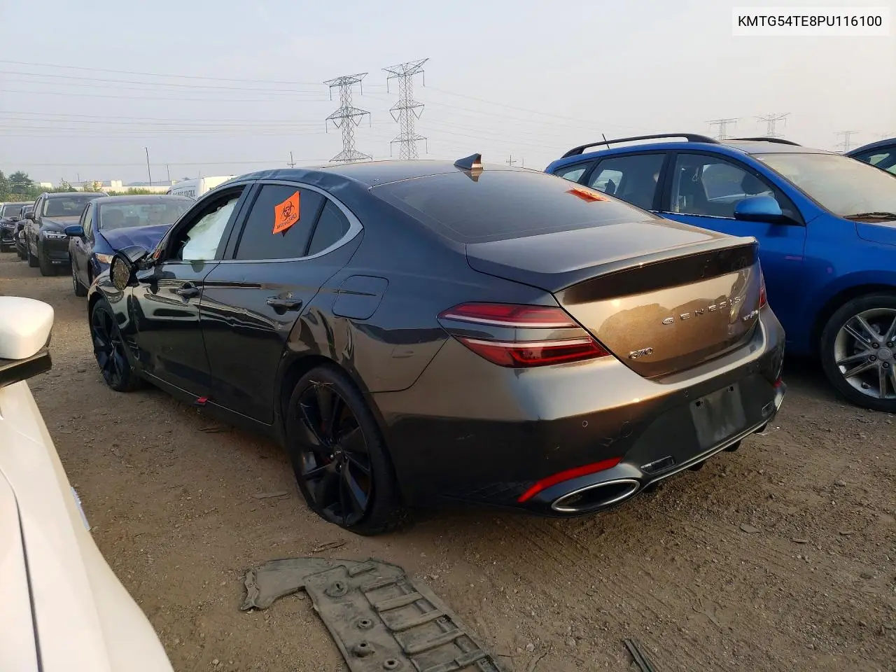2023 Genesis G70 3.3T Standard VIN: KMTG54TE8PU116100 Lot: 60850676