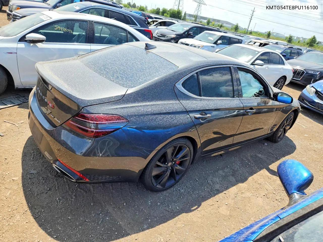 2023 Genesis G70 3.3T Standard VIN: KMTG54TE8PU116100 Lot: 60850676