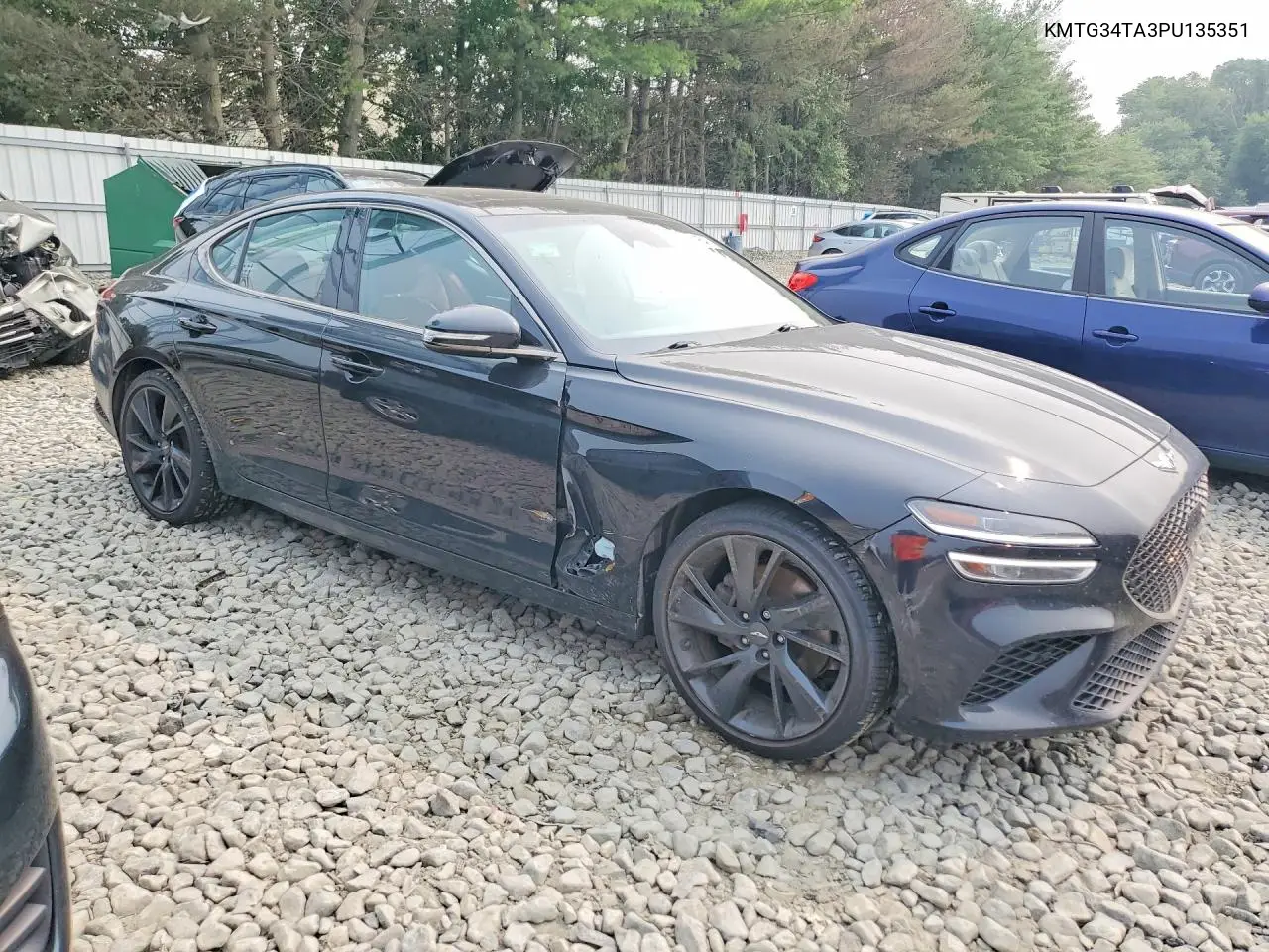2023 Genesis G70 VIN: KMTG34TA3PU135351 Lot: 61399546