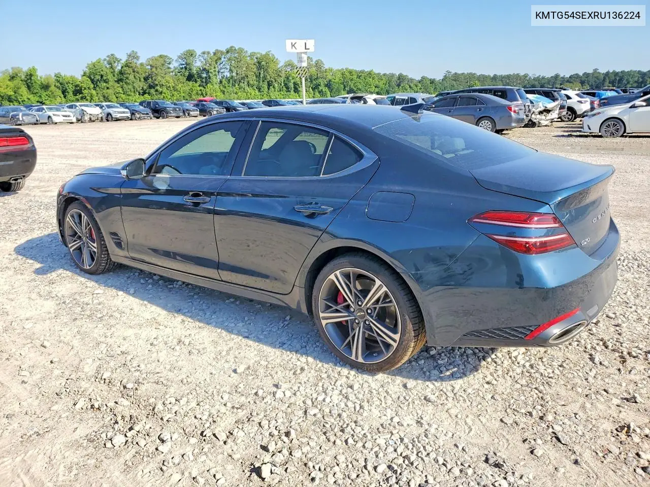 2024 Genesis G70 3.3T Sport Advanced VIN: KMTG54SEXRU136224 Lot: 53418166