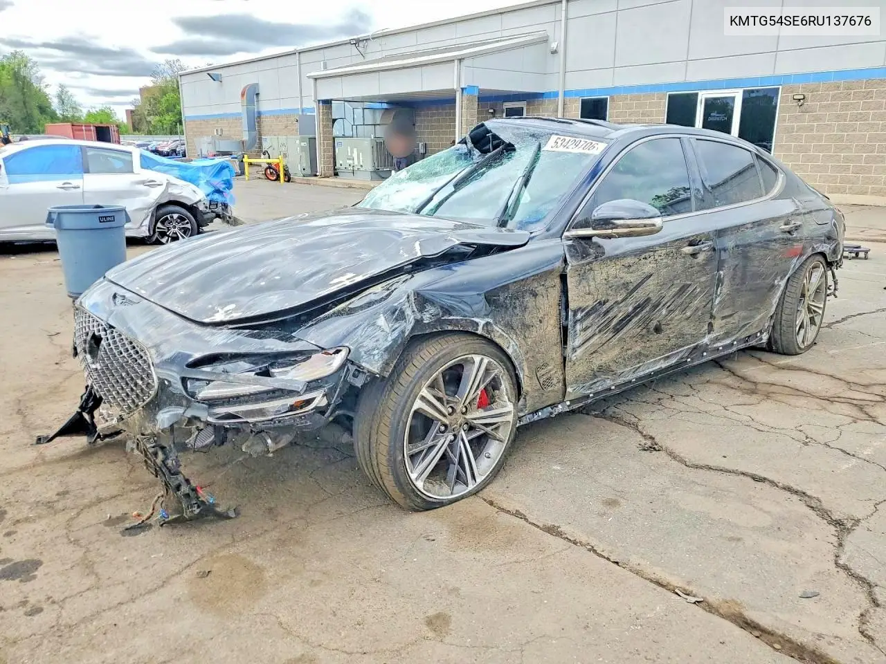 2024 Genesis G70 3.3T Sport Advanced VIN: KMTG54SE6RU137676 Lot: 53429706