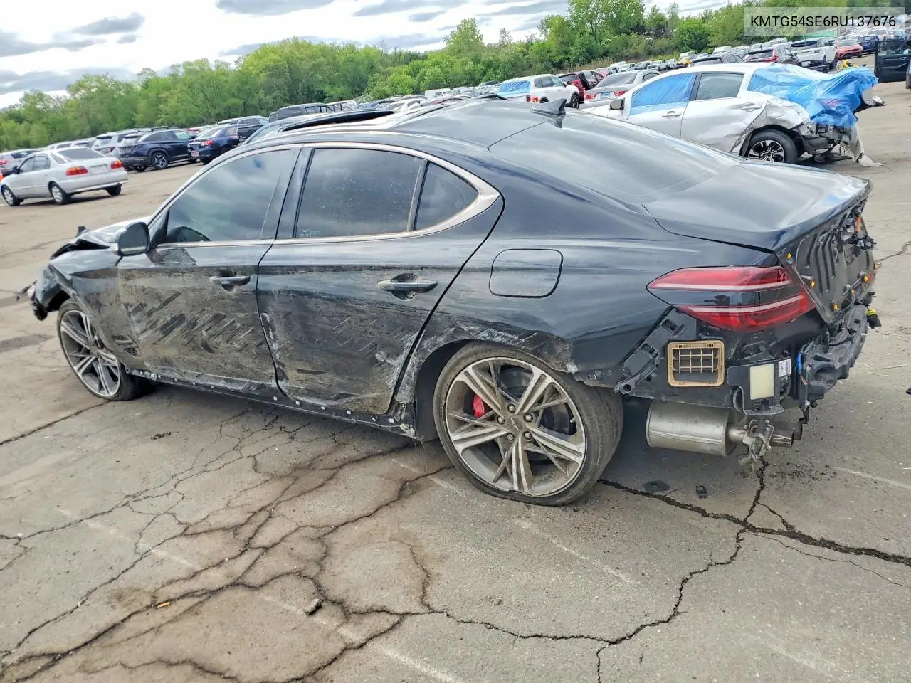 2024 Genesis G70 3.3T Sport Advanced VIN: KMTG54SE6RU137676 Lot: 53429706