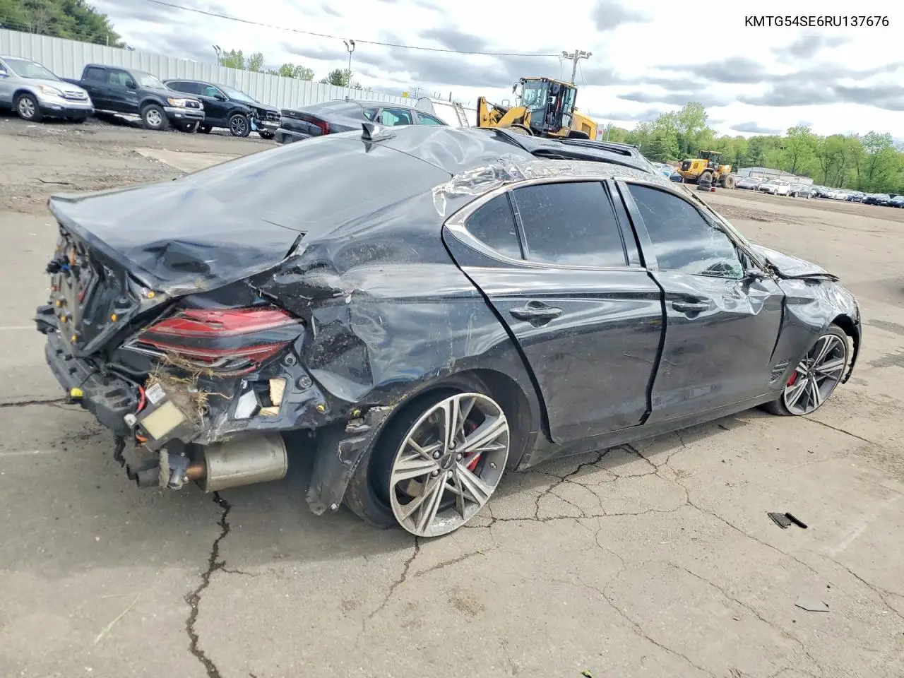 2024 Genesis G70 3.3T Sport Advanced VIN: KMTG54SE6RU137676 Lot: 53429706