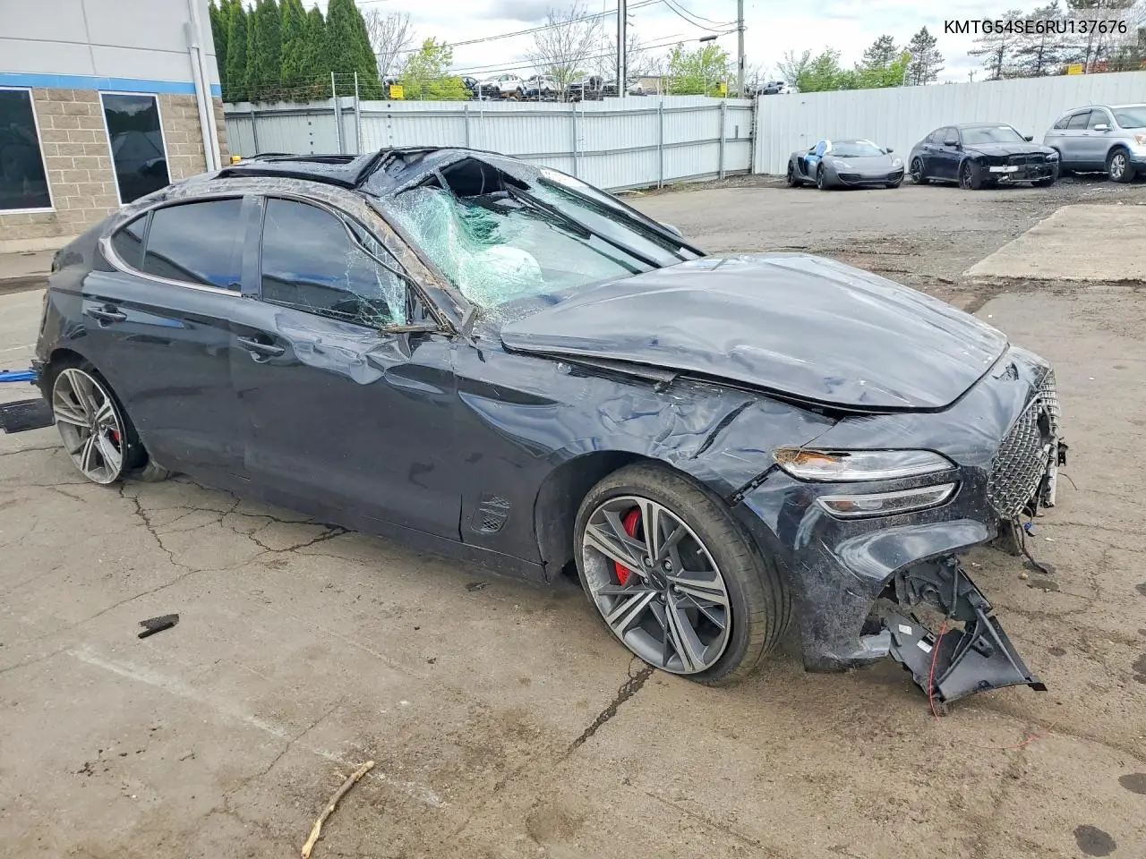 2024 Genesis G70 3.3T Sport Advanced VIN: KMTG54SE6RU137676 Lot: 53429706