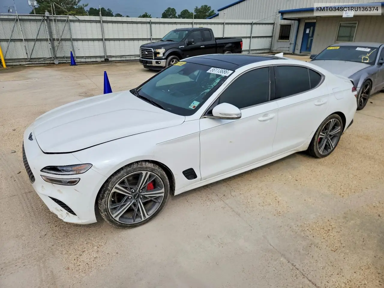 2024 Genesis G70 2.5T Standard VIN: KMTG34SC1RU136374 Lot: 56113686