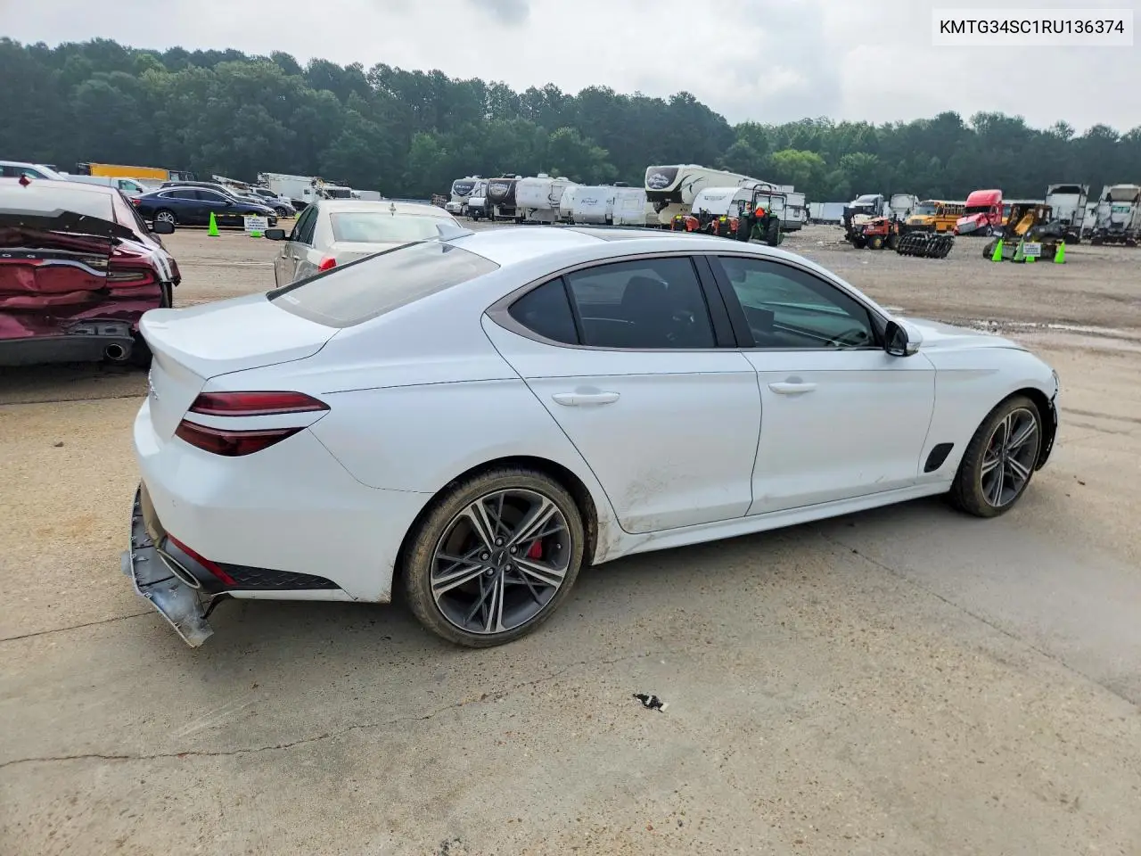 2024 Genesis G70 2.5T Standard VIN: KMTG34SC1RU136374 Lot: 56113686