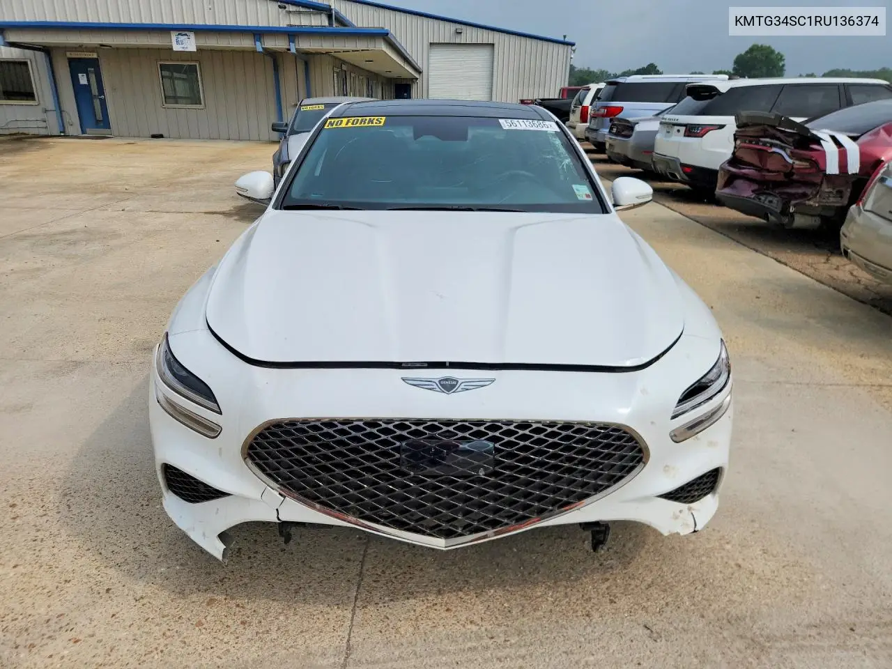 2024 Genesis G70 2.5T Standard VIN: KMTG34SC1RU136374 Lot: 56113686