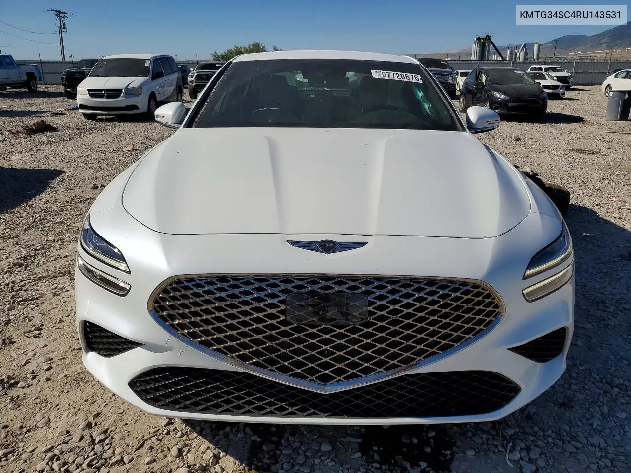 2024 Genesis G70 2.5T Standard VIN: KMTG34SC4RU143531 Lot: 57728676