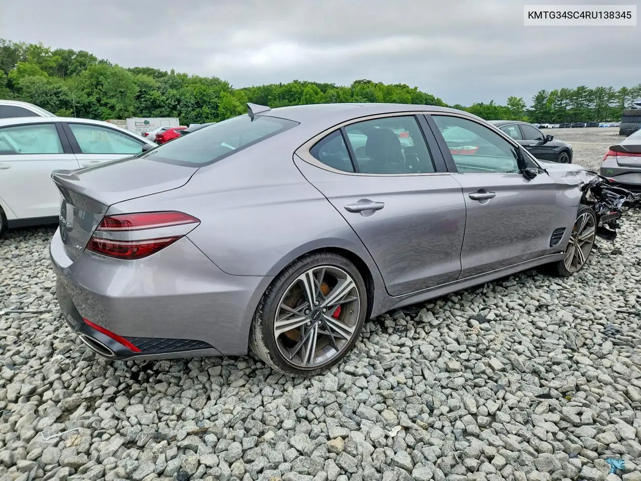 2024 Genesis G70 2.5T Standard VIN: KMTG34SC4RU138345 Lot: 60000866
