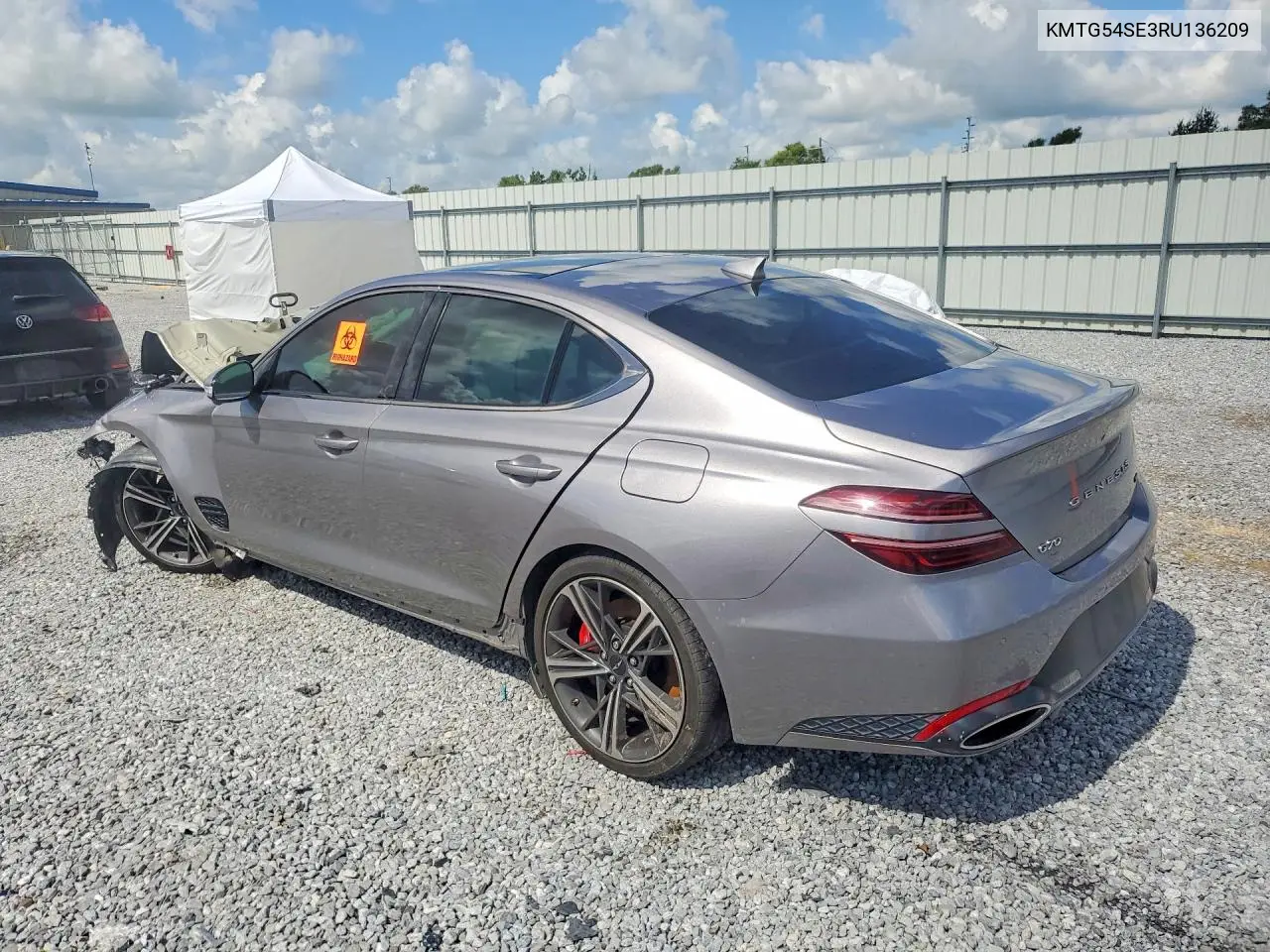 2024 Genesis G70 3.3T Sport Advanced VIN: KMTG54SE3RU136209 Lot: 60009546