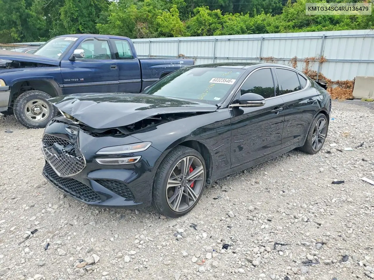 2024 Genesis G70 2.5T Standard VIN: KMTG34SC4RU136479 Lot: 60323546