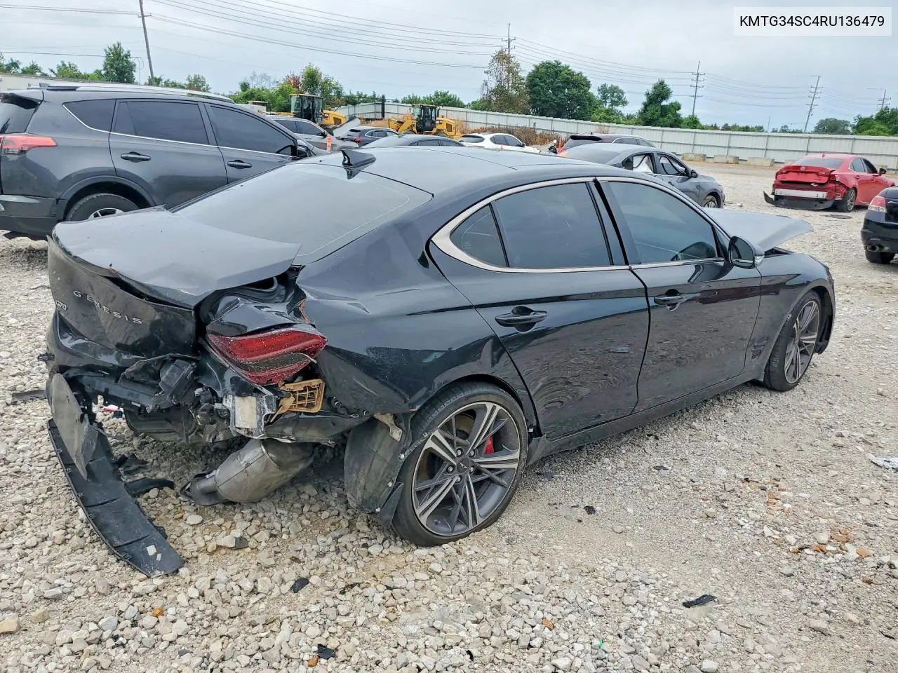 2024 Genesis G70 2.5T Standard VIN: KMTG34SC4RU136479 Lot: 60323546