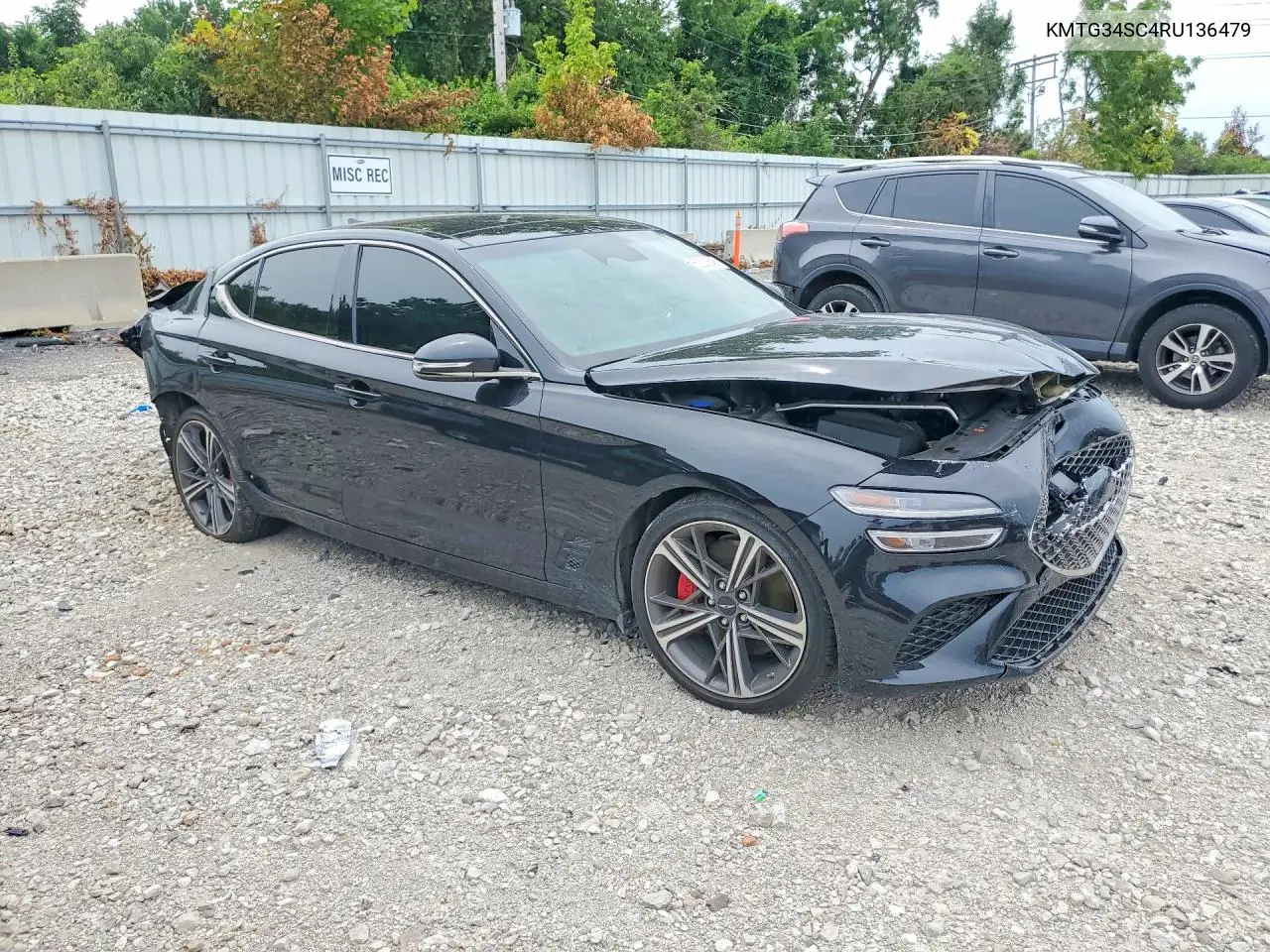 2024 Genesis G70 2.5T Standard VIN: KMTG34SC4RU136479 Lot: 60323546