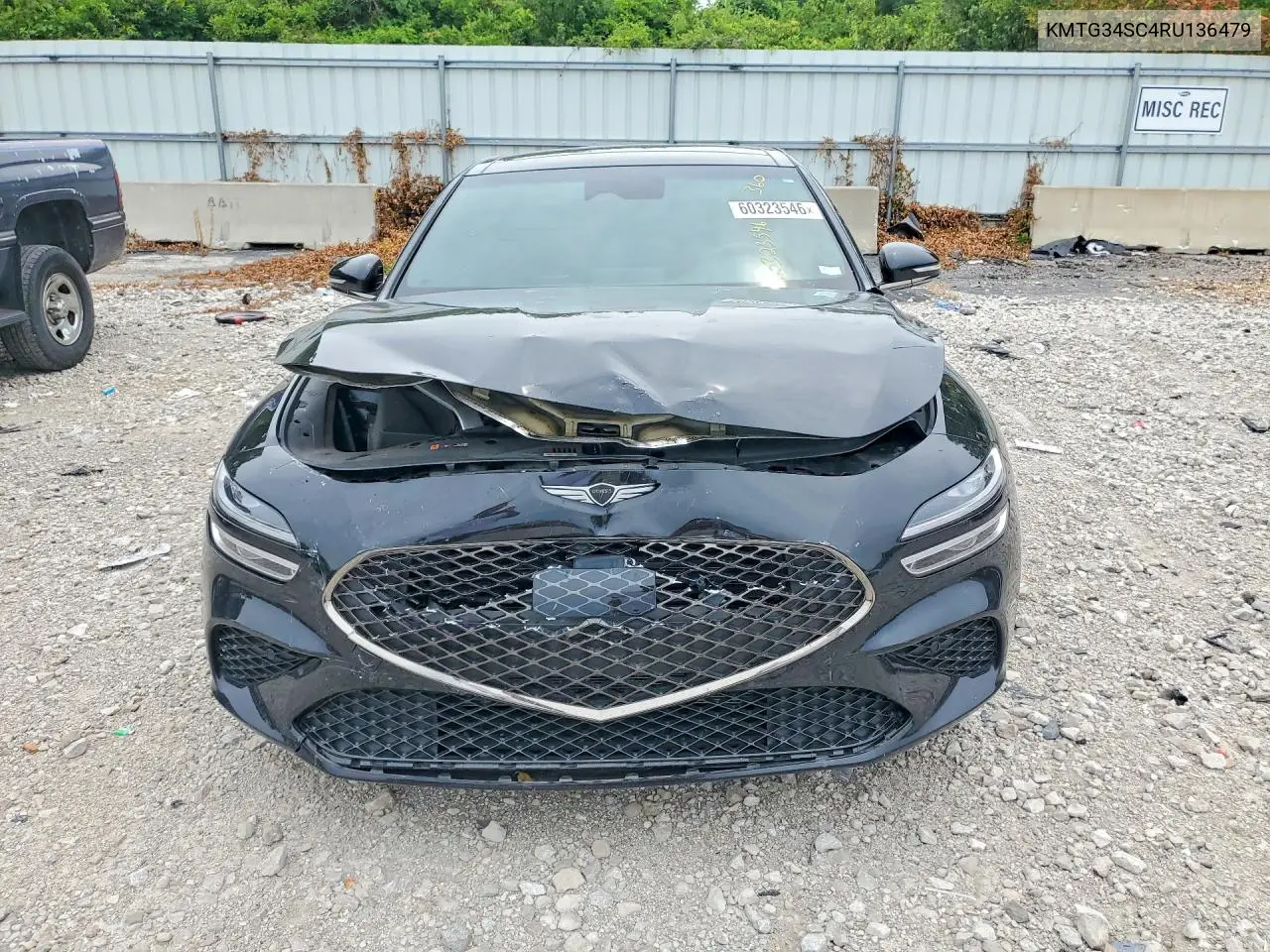 2024 Genesis G70 2.5T Standard VIN: KMTG34SC4RU136479 Lot: 60323546