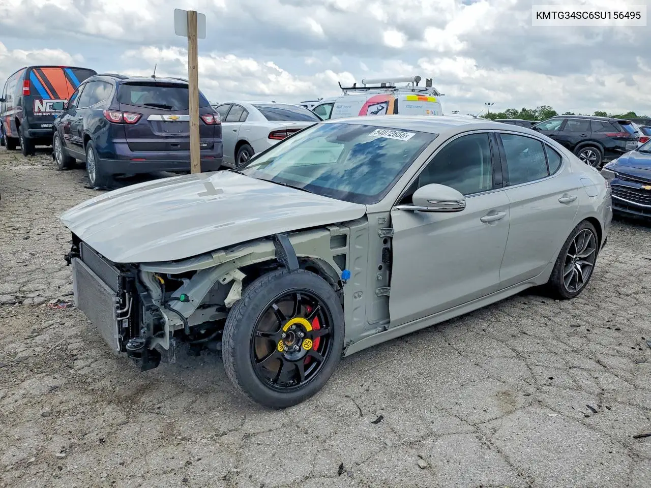 2025 Genesis G70 2.5T Standard VIN: KMTG34SC6SU156495 Lot: 54072656