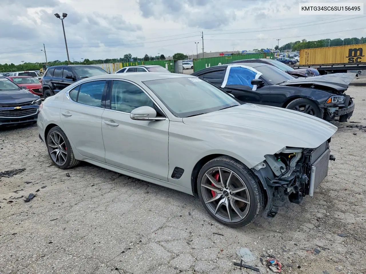 2025 Genesis G70 2.5T Standard VIN: KMTG34SC6SU156495 Lot: 54072656