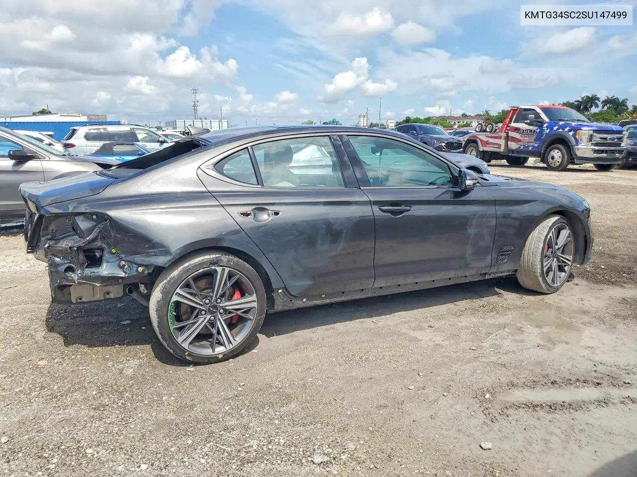2025 Genesis G70 2.5T Sport Prestige VIN: KMTG34SC2SU147499 Lot: 55139496