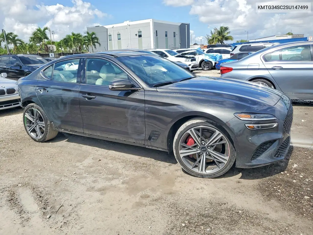 2025 Genesis G70 2.5T Sport Prestige VIN: KMTG34SC2SU147499 Lot: 55139496