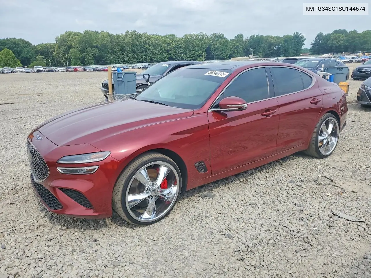 2025 Genesis G70 2.5T Sport Prestige VIN: KMTG34SC1SU144674 Lot: 56246416