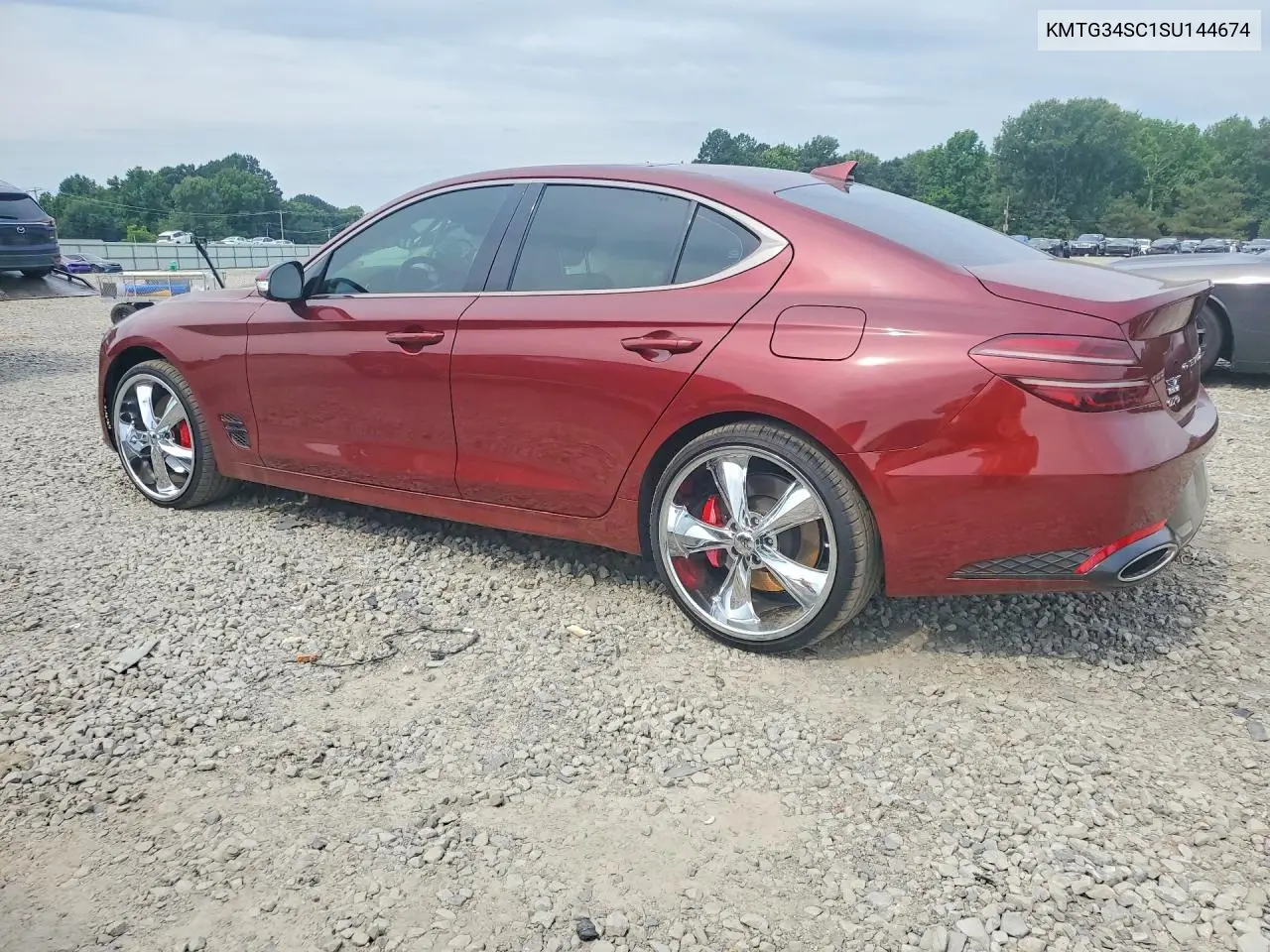 2025 Genesis G70 2.5T Sport Prestige VIN: KMTG34SC1SU144674 Lot: 56246416