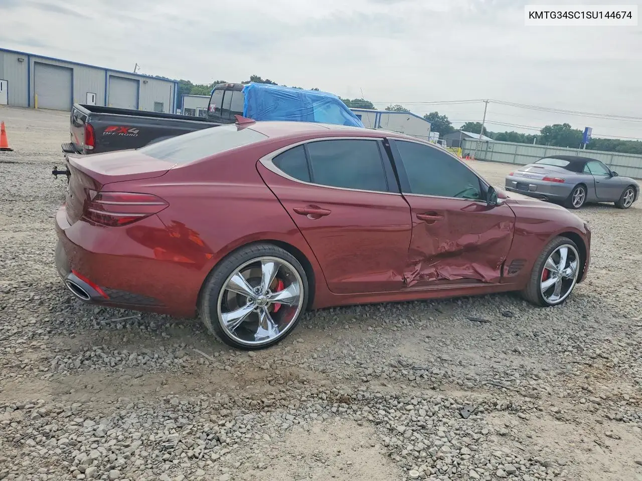 2025 Genesis G70 2.5T Sport Prestige VIN: KMTG34SC1SU144674 Lot: 56246416