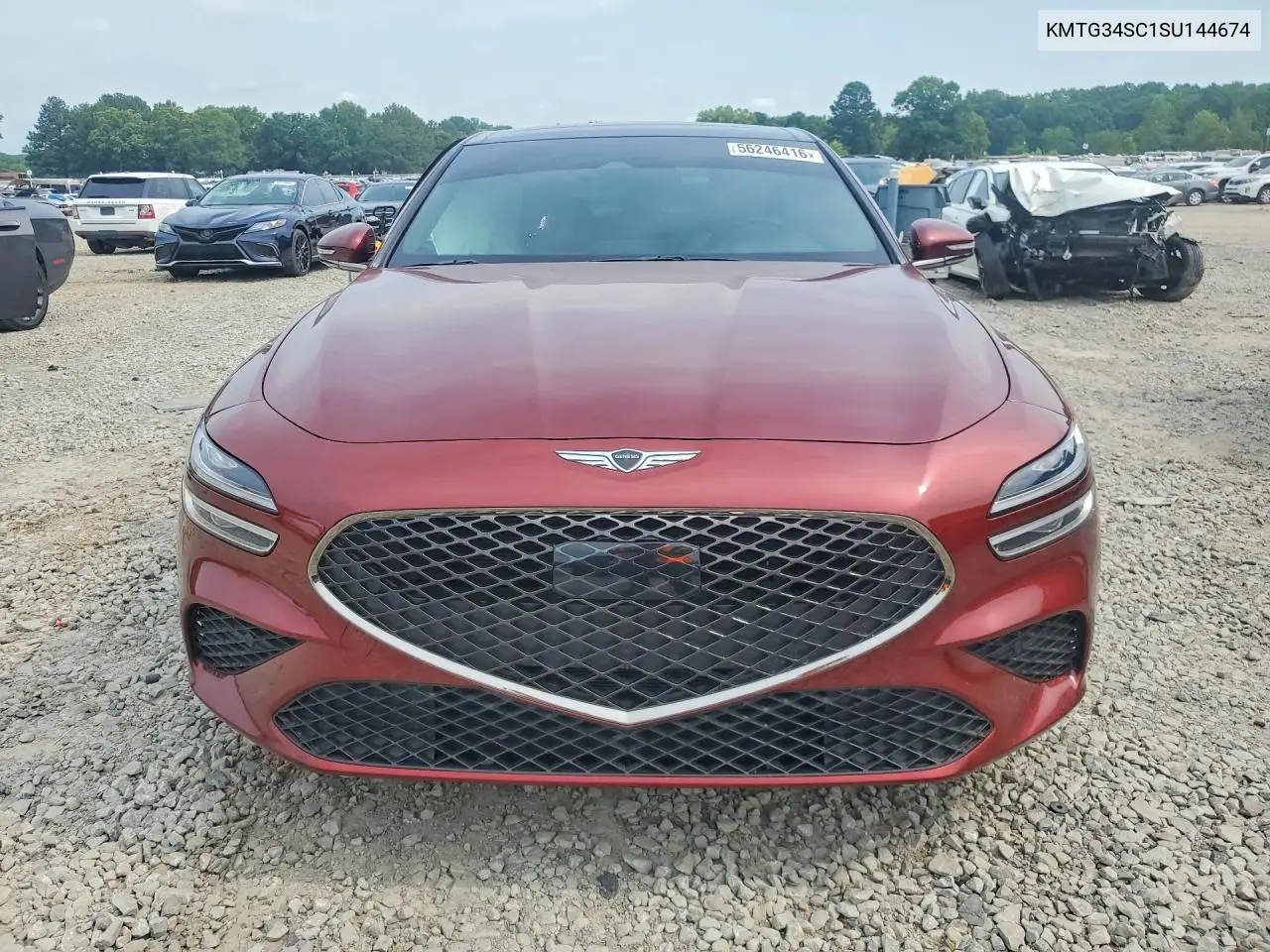2025 Genesis G70 2.5T Sport Prestige VIN: KMTG34SC1SU144674 Lot: 56246416