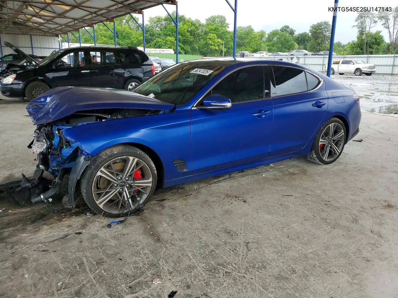 2025 Genesis G70 3.3T Sport Prestige VIN: KMTG54SE2SU147143 Lot: 56247026