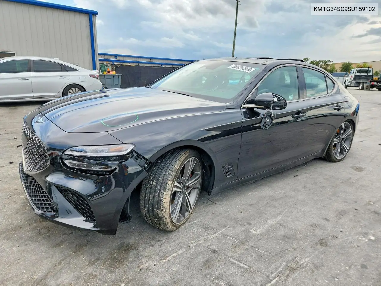 2025 Genesis G70 2.5T Sport Prestige VIN: KMTG34SC9SU159102 Lot: 56626366