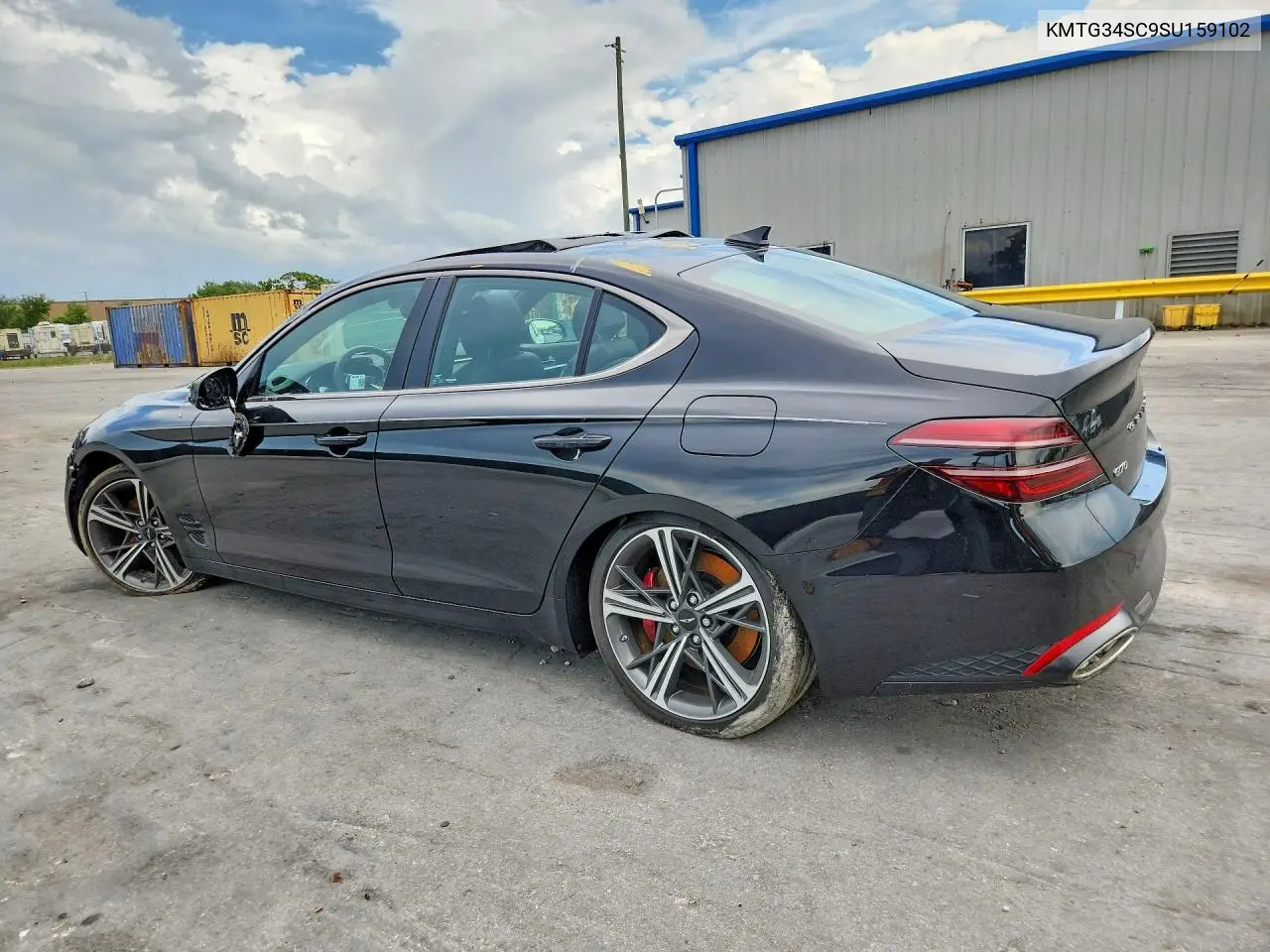 2025 Genesis G70 2.5T Sport Prestige VIN: KMTG34SC9SU159102 Lot: 56626366