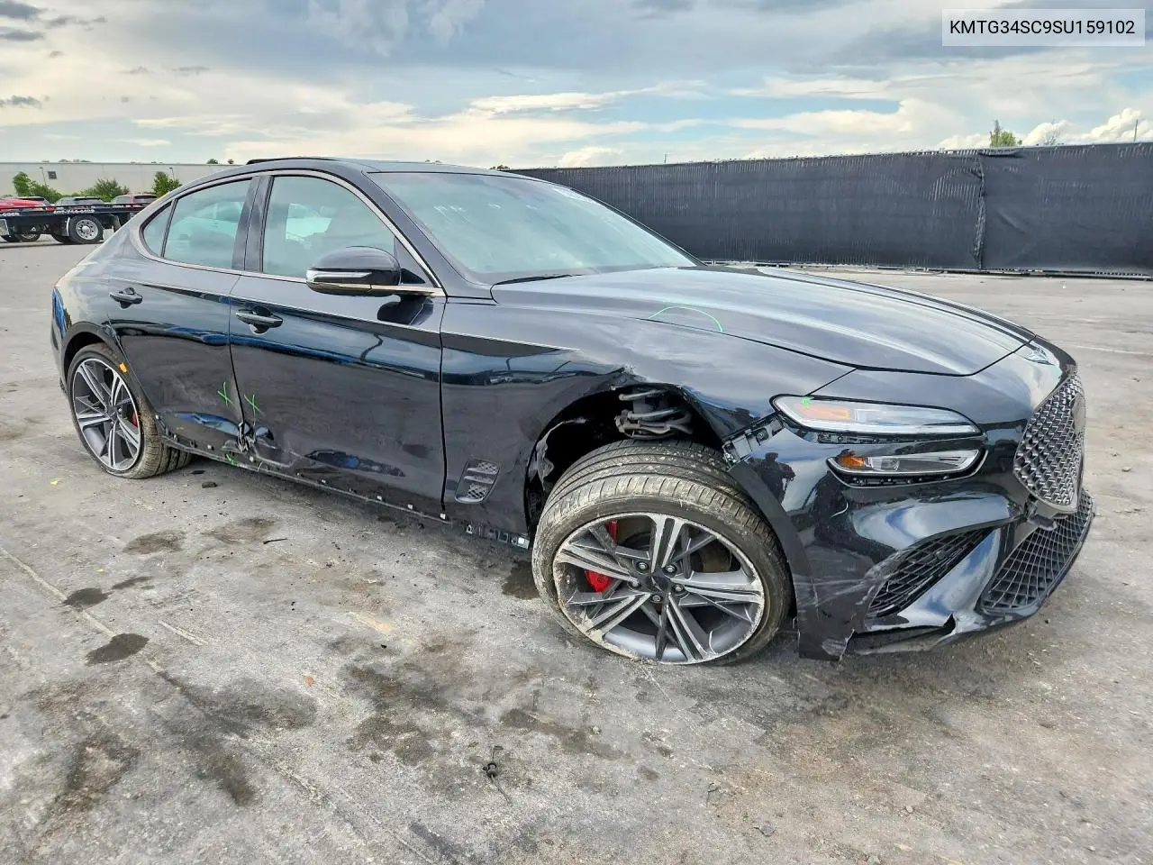 2025 Genesis G70 2.5T Sport Prestige VIN: KMTG34SC9SU159102 Lot: 56626366