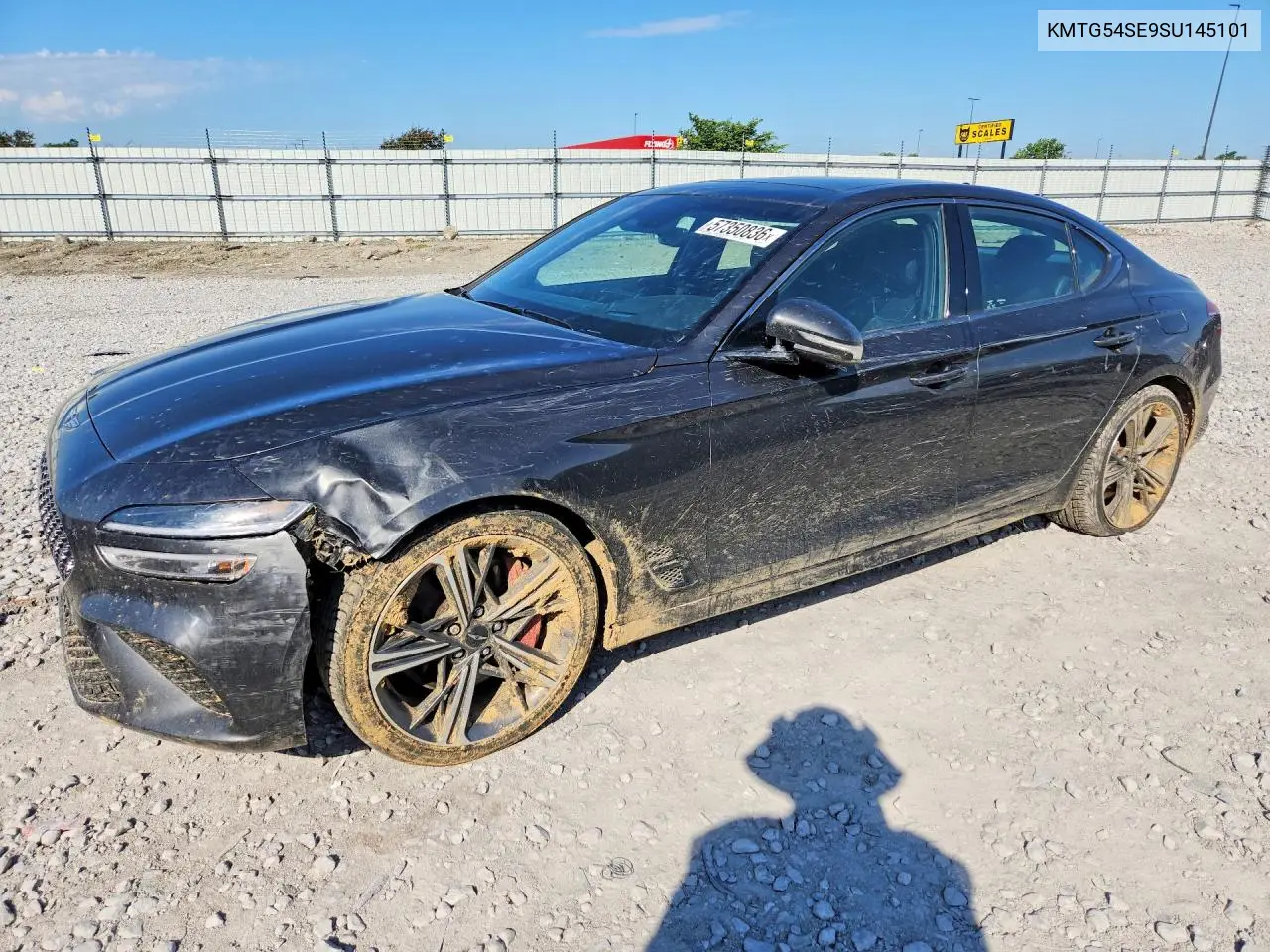2025 Genesis G70 3.3T Sport Prestige VIN: KMTG54SE9SU145101 Lot: 57350836