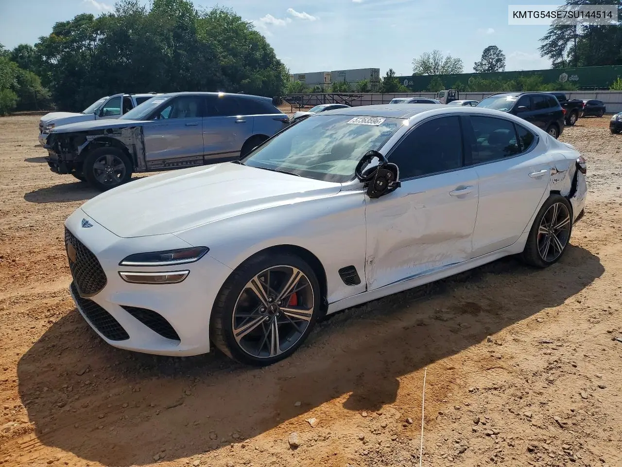 2025 Genesis G70 3.3T Sport Prestige VIN: KMTG54SE7SU144514 Lot: 57363596