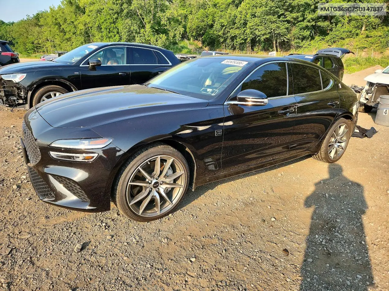 2025 Genesis G70 2.5T Standard VIN: KMTG34SC7SU147837 Lot: 58509386