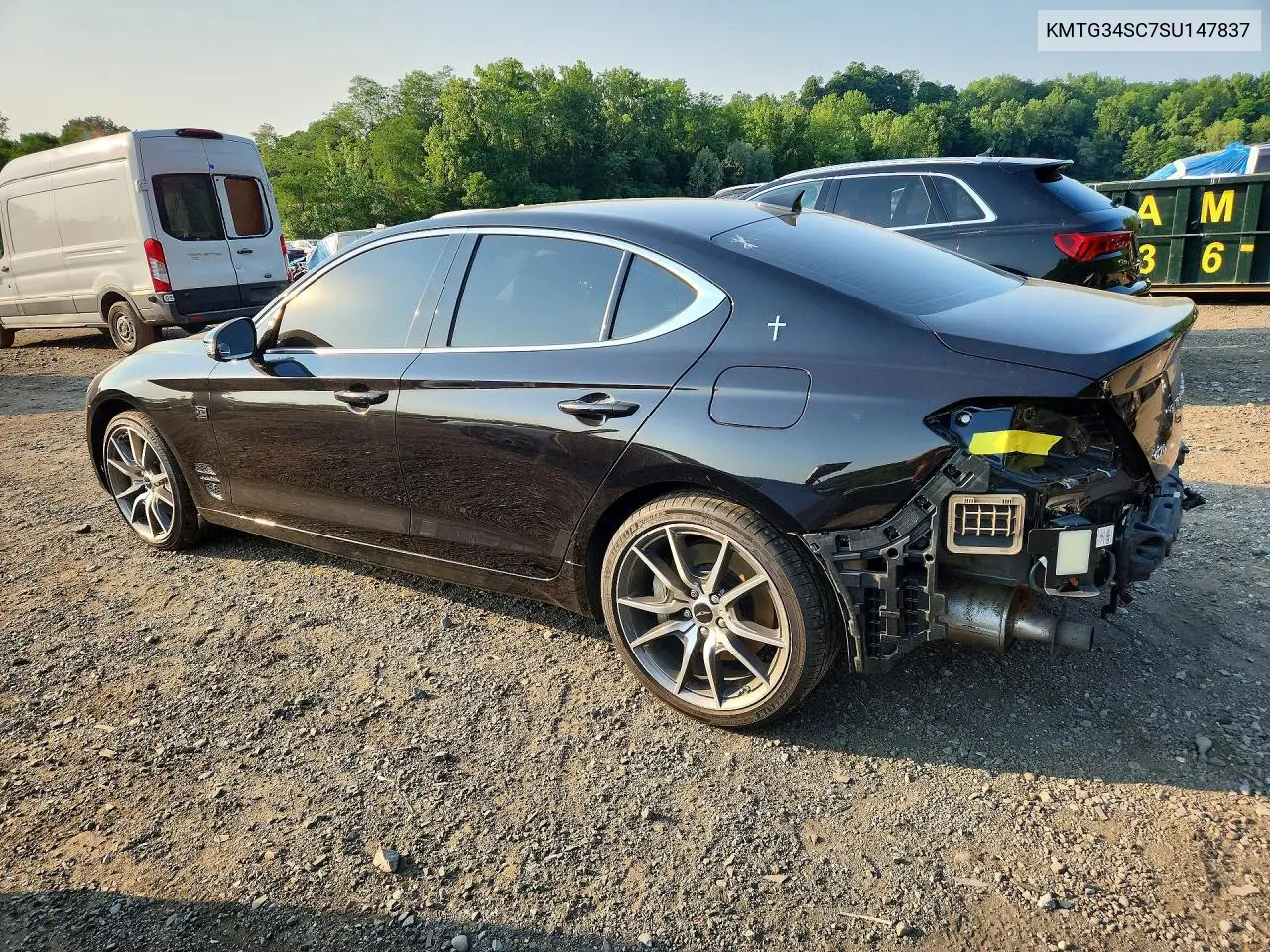 2025 Genesis G70 2.5T Standard VIN: KMTG34SC7SU147837 Lot: 58509386