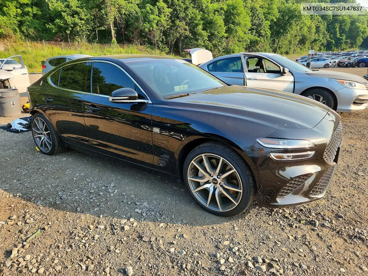 2025 Genesis G70 2.5T Standard VIN: KMTG34SC7SU147837 Lot: 58509386