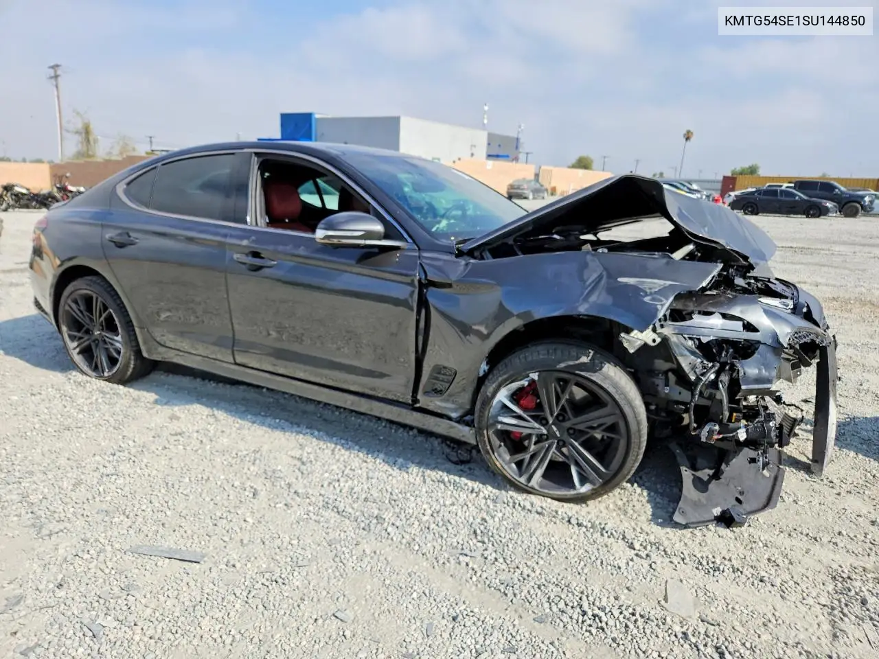 2025 Genesis G70 3.3T Sport Prestige VIN: KMTG54SE1SU144850 Lot: 59693306