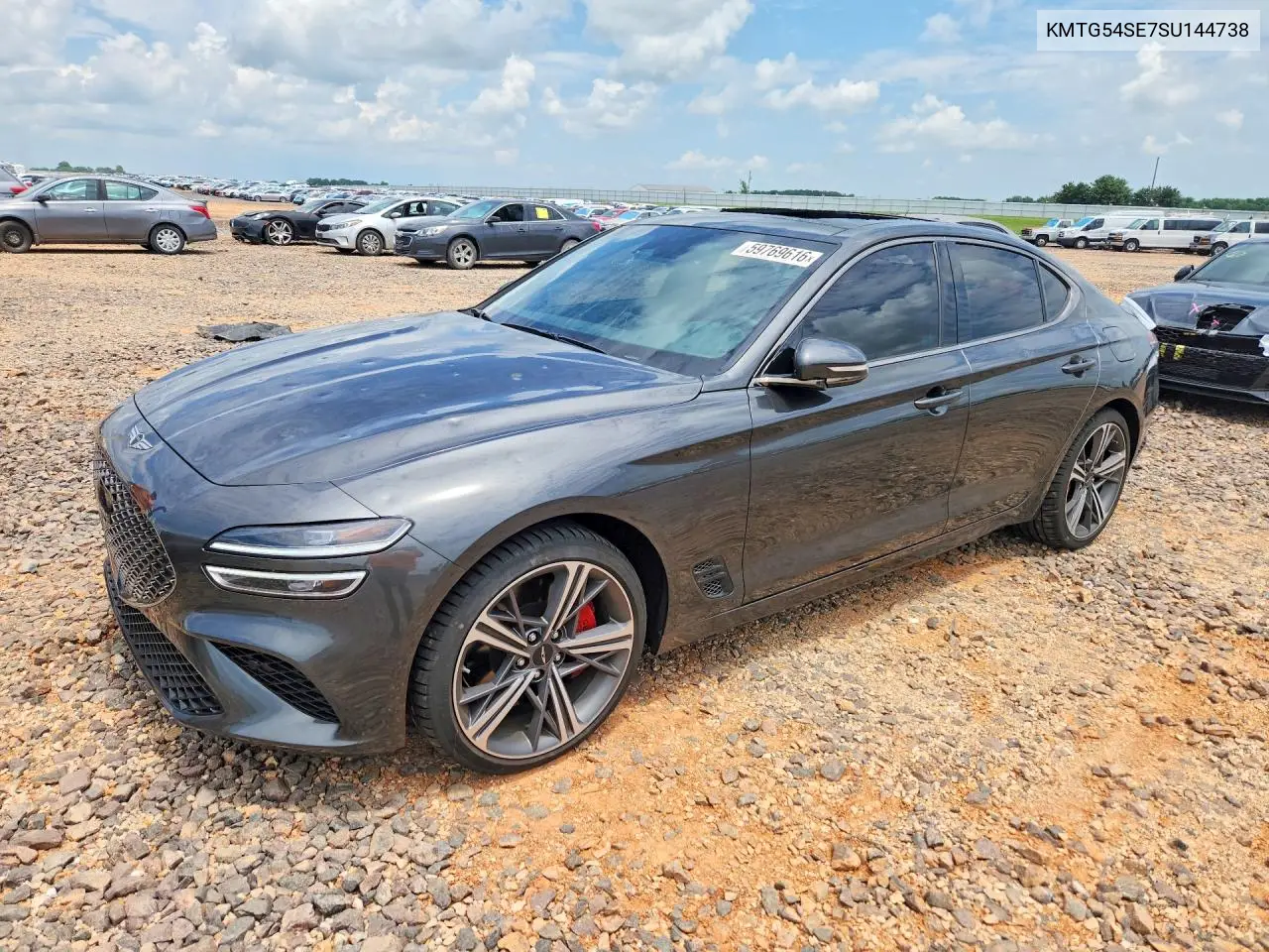 2025 Genesis G70 VIN: KMTG54SE7SU144738 Lot: 59769616