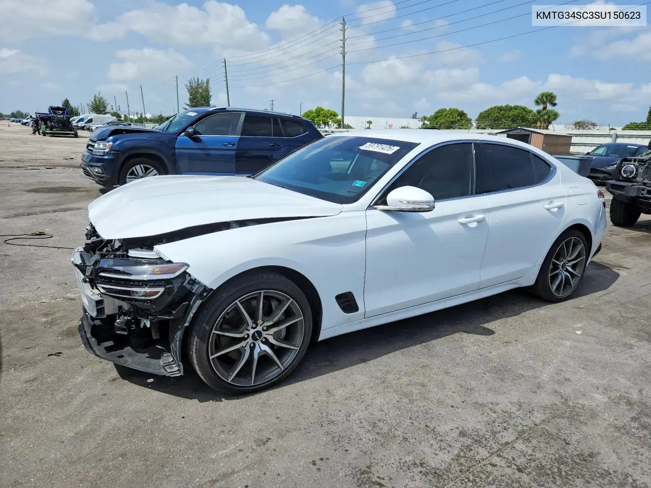 2025 Genesis G70 2.5T Standard VIN: KMTG34SC3SU150623 Lot: 59791426