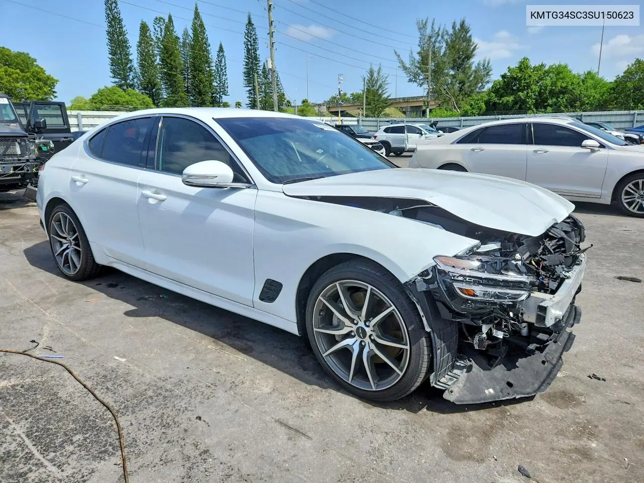 2025 Genesis G70 2.5T Standard VIN: KMTG34SC3SU150623 Lot: 59791426