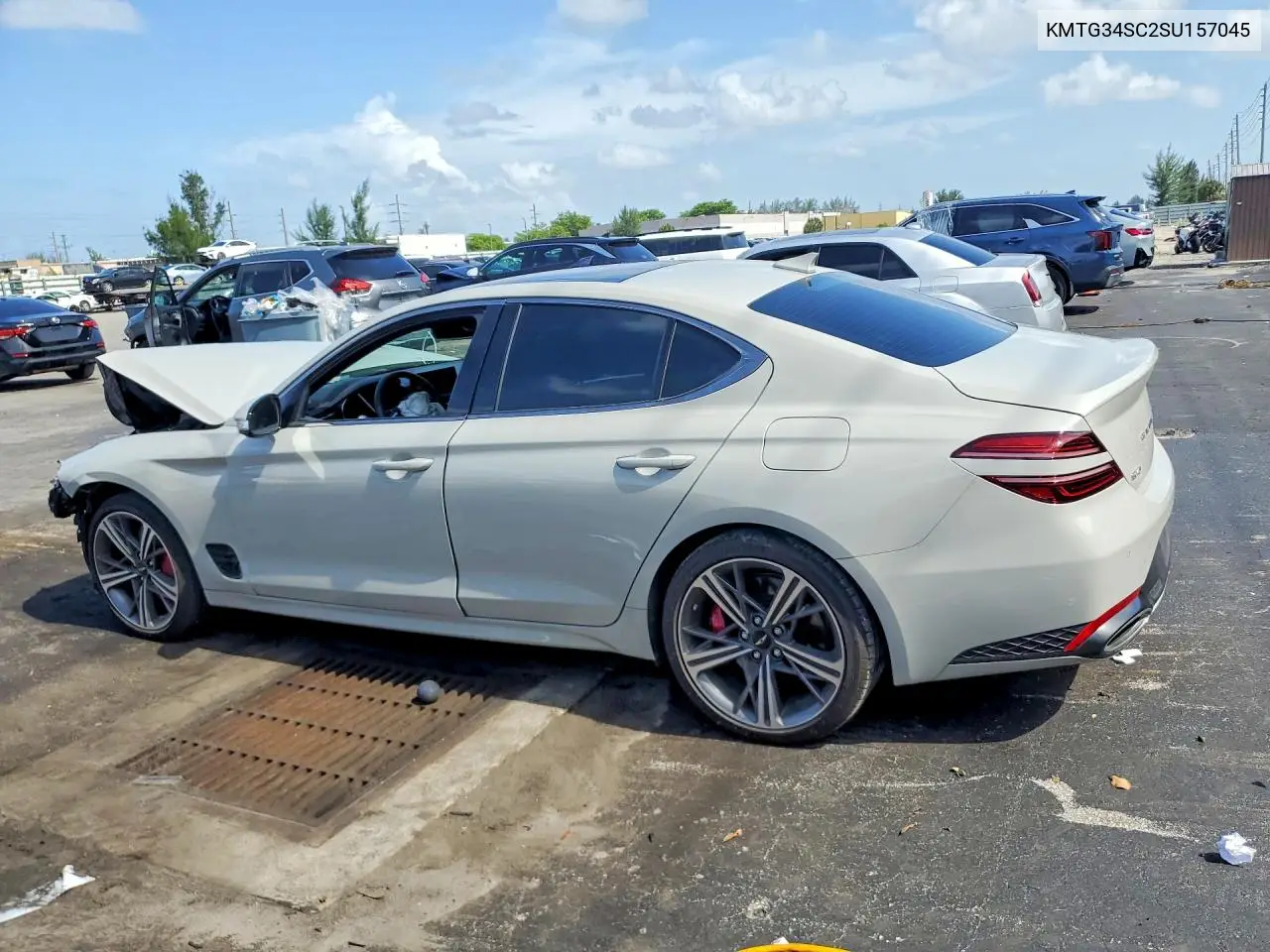 2025 Genesis G70 2.5T Sport Prestige VIN: KMTG34SC2SU157045 Lot: 60277786