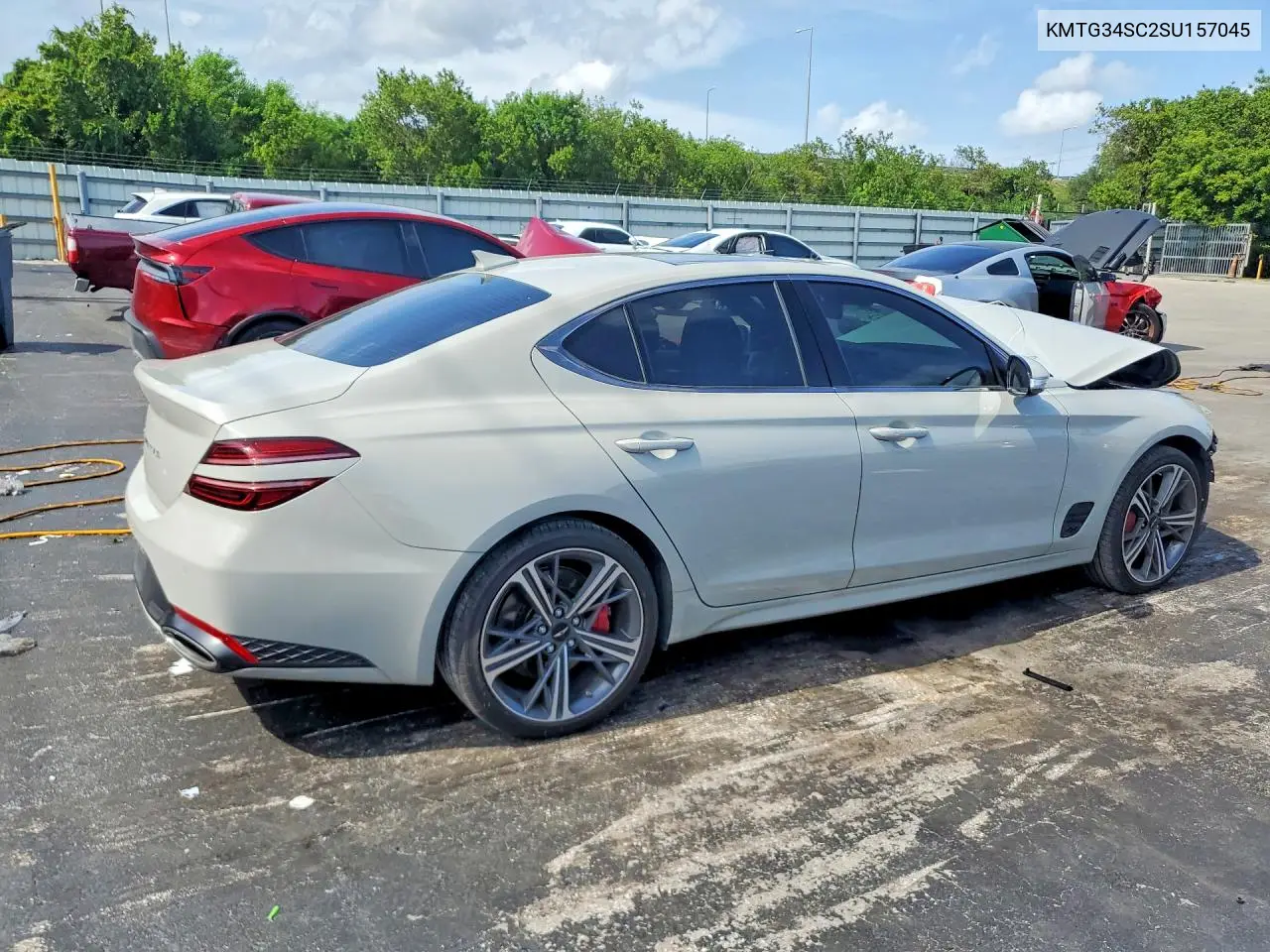 2025 Genesis G70 2.5T Sport Prestige VIN: KMTG34SC2SU157045 Lot: 60277786