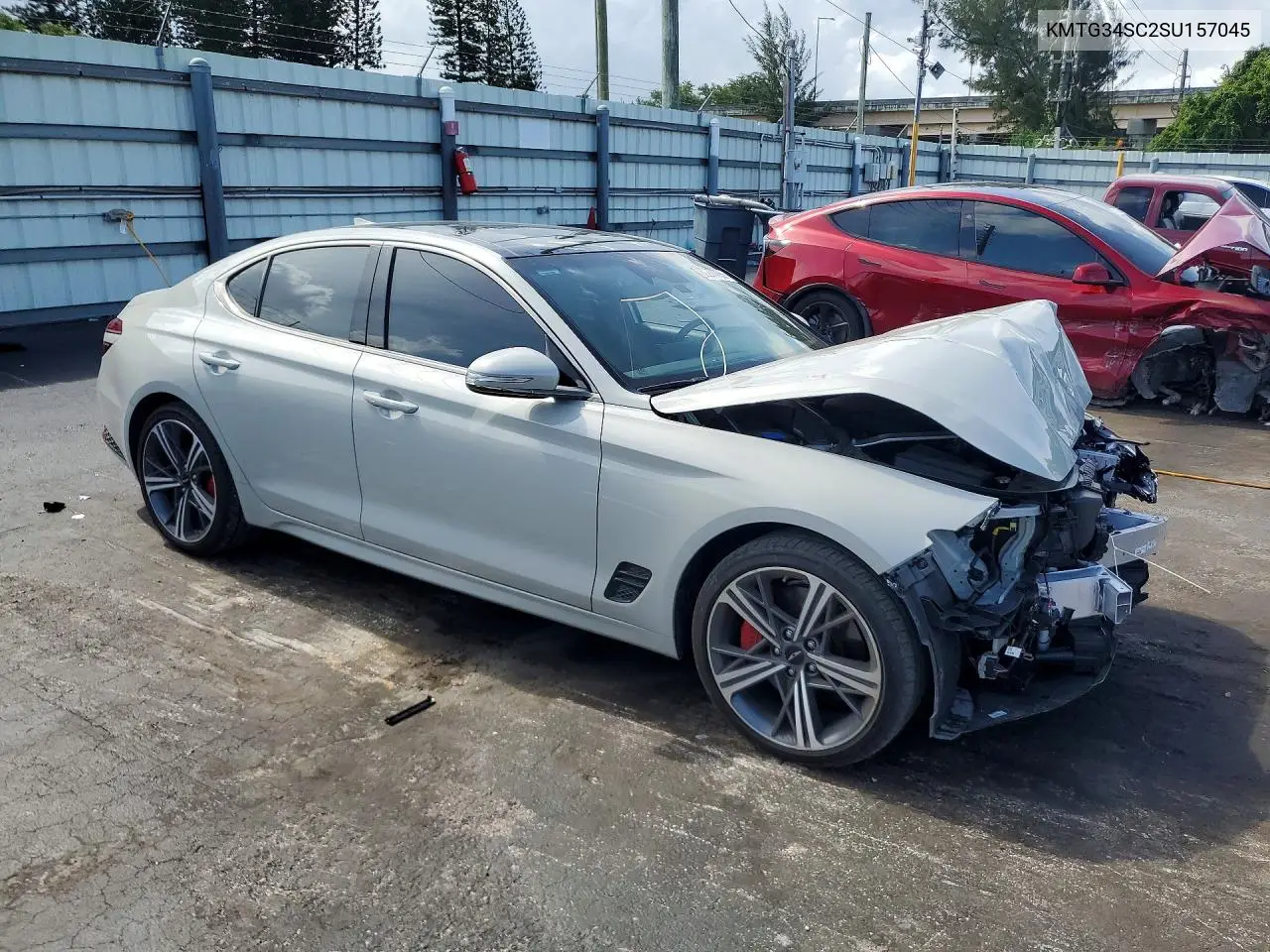 2025 Genesis G70 2.5T Sport Prestige VIN: KMTG34SC2SU157045 Lot: 60277786