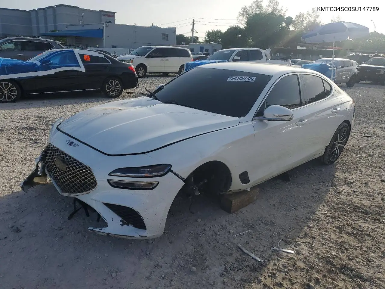 2025 Genesis G70 2.5T Standard VIN: KMTG34SC0SU147789 Lot: 60408786