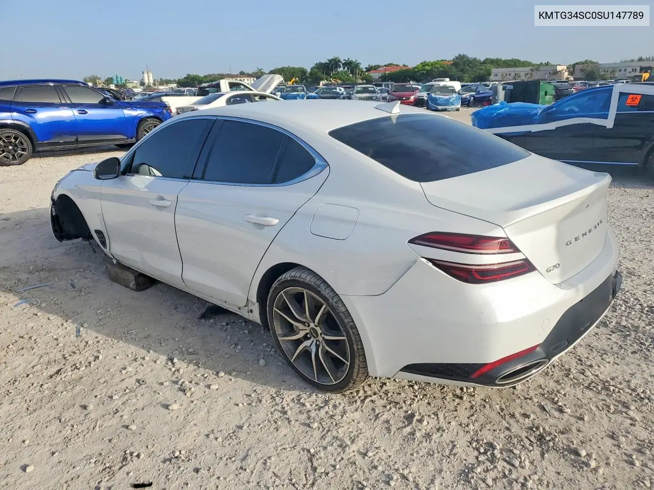 2025 Genesis G70 2.5T Standard VIN: KMTG34SC0SU147789 Lot: 60408786