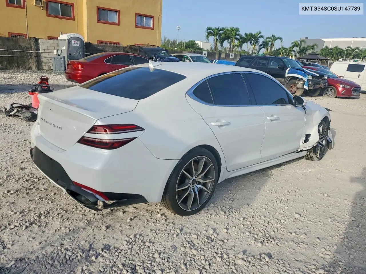 2025 Genesis G70 2.5T Standard VIN: KMTG34SC0SU147789 Lot: 60408786